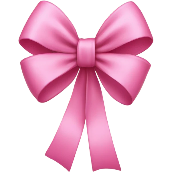 Pink bow  emoji