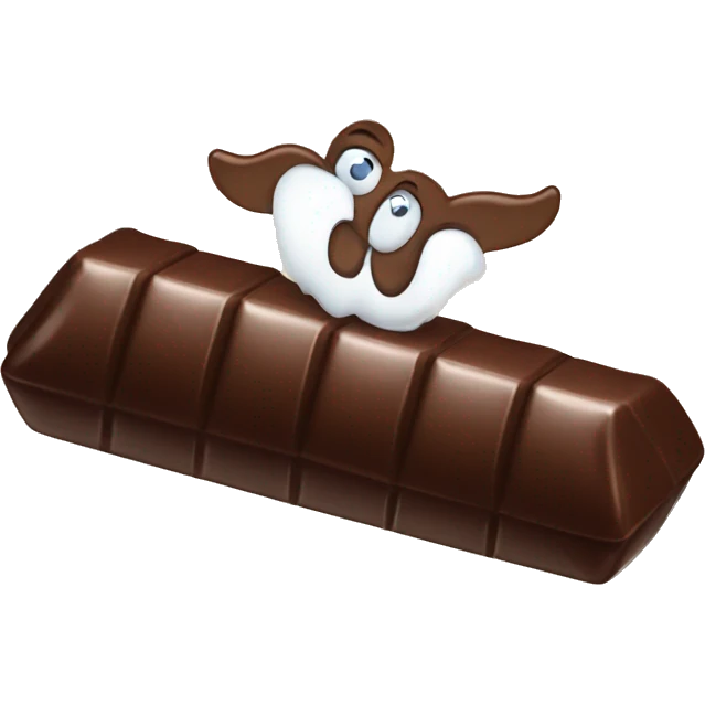 flying chocolate bar emoji