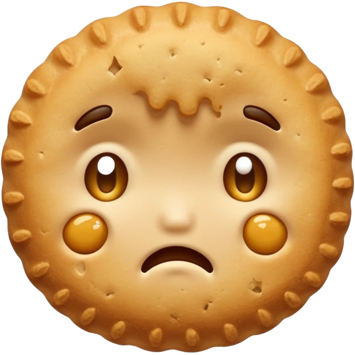 cute biscuit no cream cry emoji