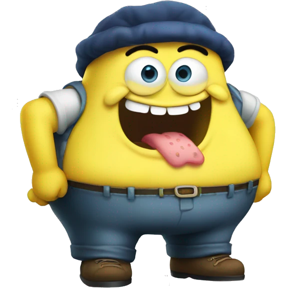 fat spongebob emoji