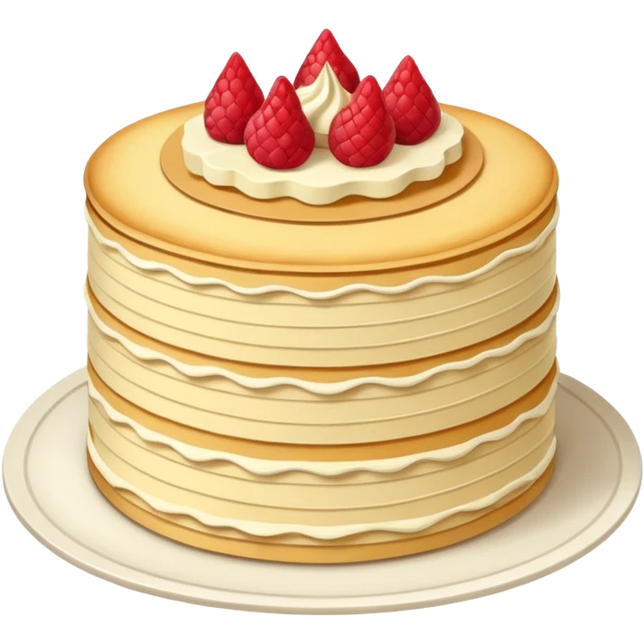 mille crepe cake emoji