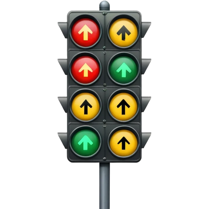 mac os icon rotation retro traffic signal directions arrows emoji
