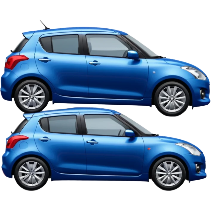 blue suzuki swift side view emoji