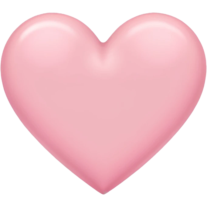 Pink pastel heart emoji