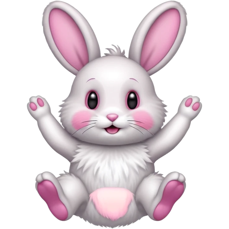 A bunny that jumps up and down emoji