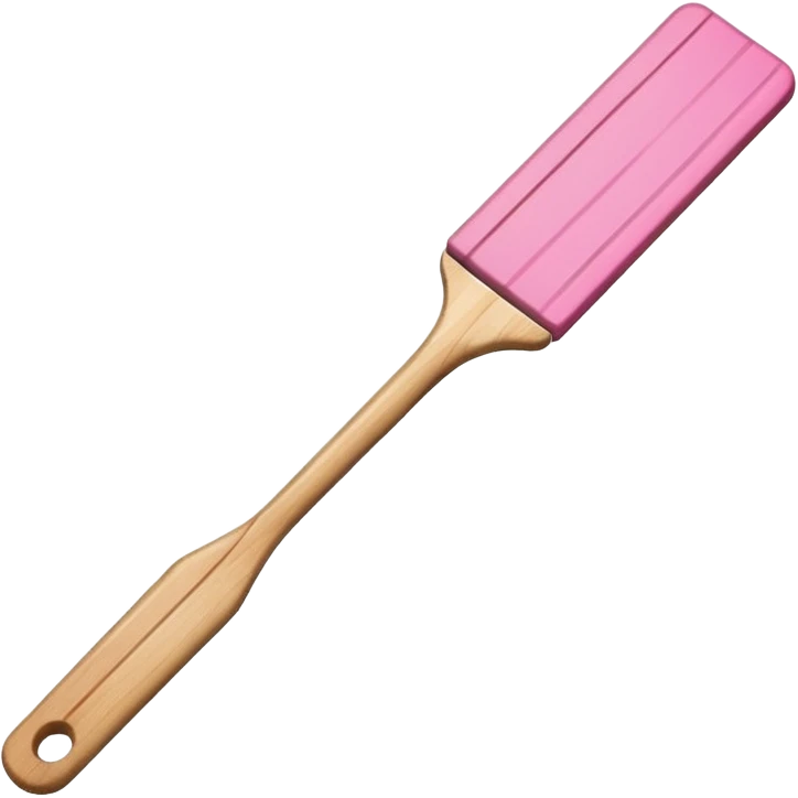 Single 6 inch Tongue depressor with pink wax dripping off emoji