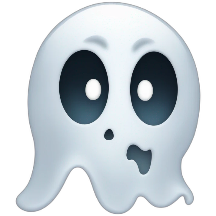 Ghost face emoji