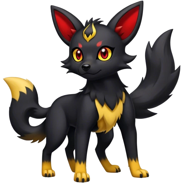 Umbreon-Houndour-Zorua-hybrid-fusion full body emoji