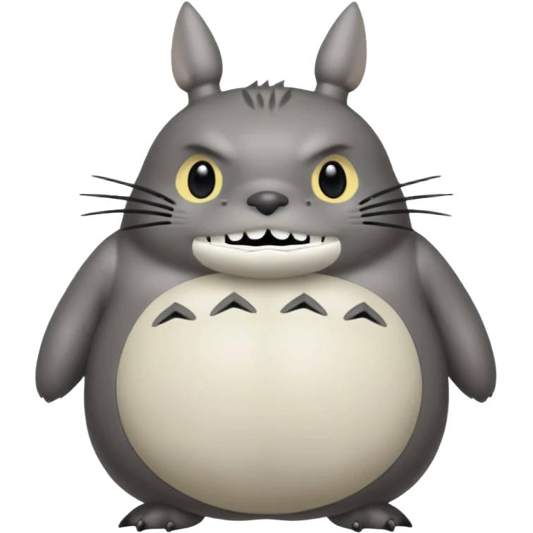 Totoro tierno que se parezca al real  emoji