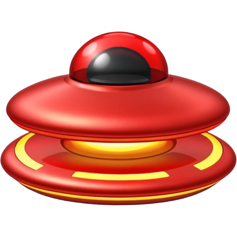 red UFO emoji