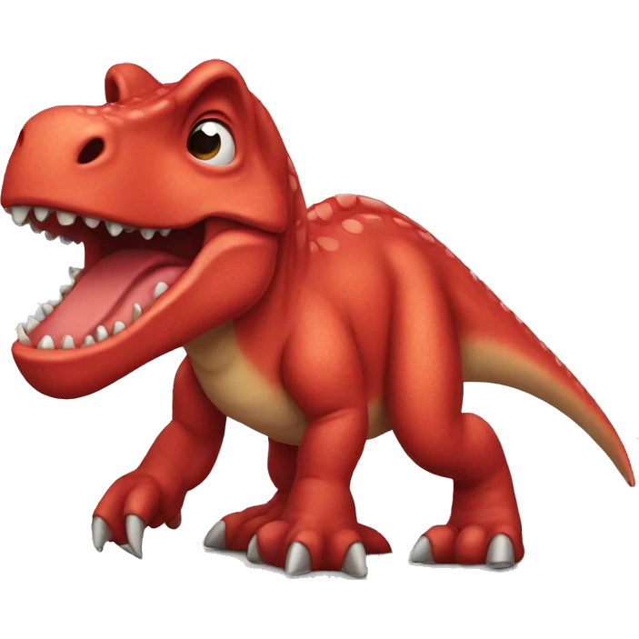 red dinosaur  emoji