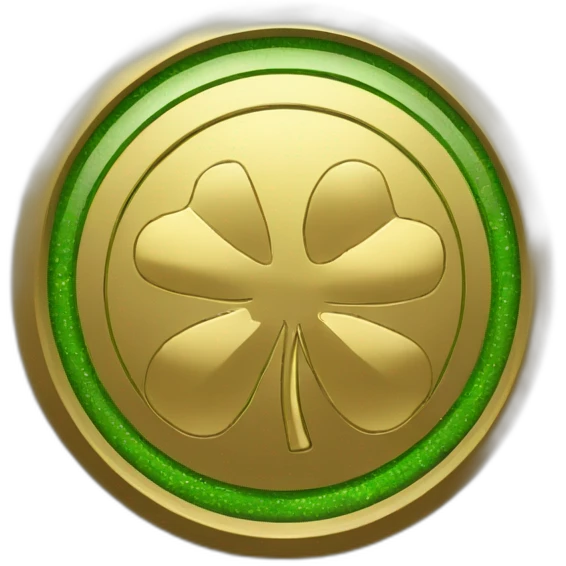round-gold-outline-sign-no-entry-for-clover-clovers emoji