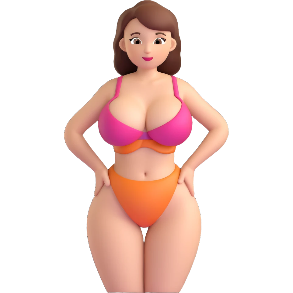 girl, big boobs emoji