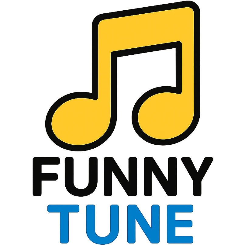 Music note icon with "FUNNY TUNE" text emoji
