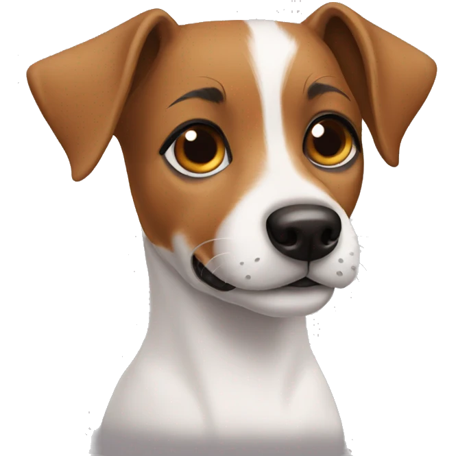 Jack russel girl emoji