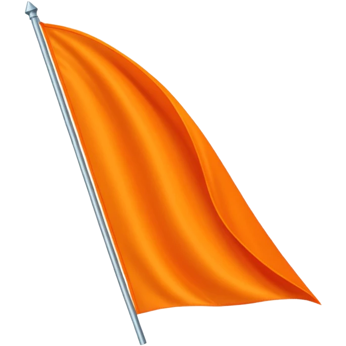Double triangular orenge Flag emoji