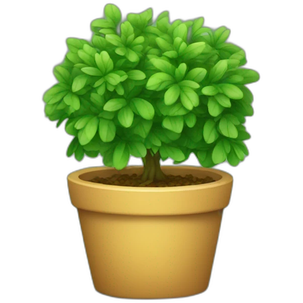 Little Green bush emoji