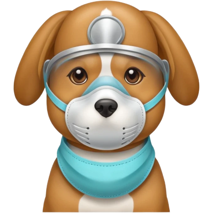 dog Wearing Medical Mask emoji