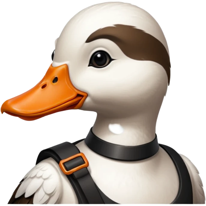 Duck with a Glock 18 emoji