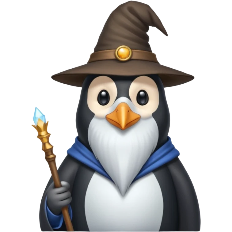 Penguin Wizard emoji