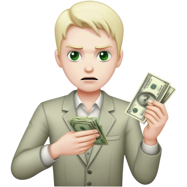 Evil killer money emoji