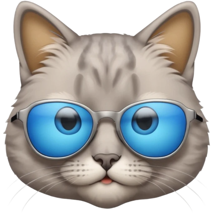 Cat wearing sunglasses emoji