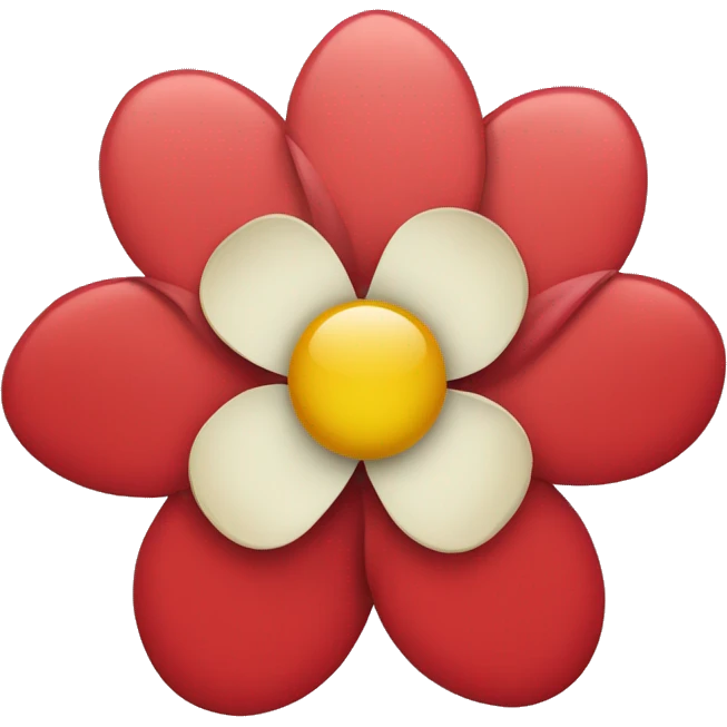 flower with red not allowed strike through emoji