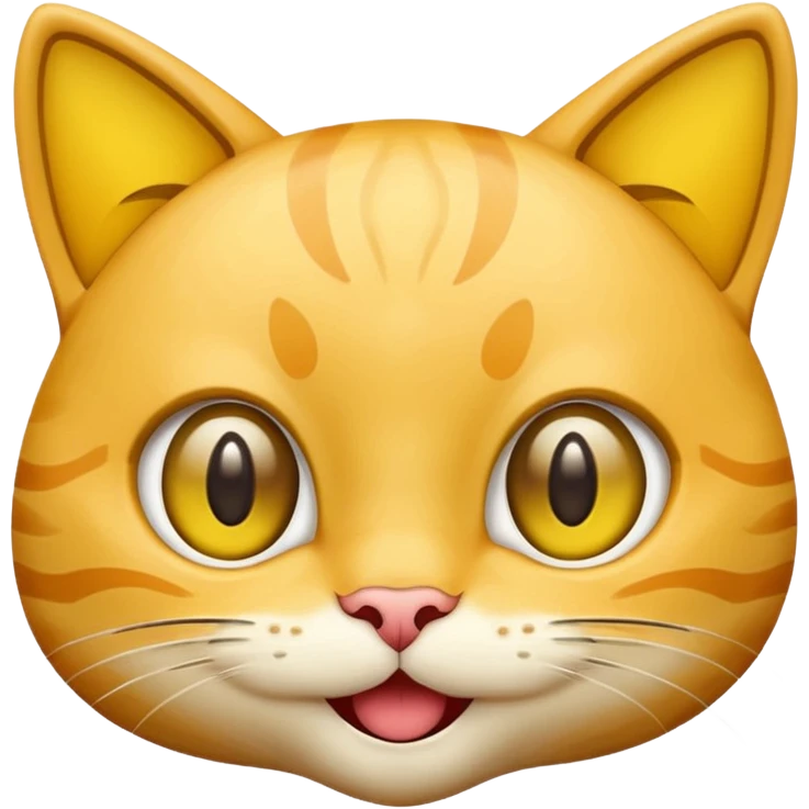playful cat emoji with bright colors emoji