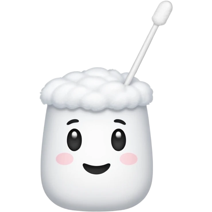 disposable cotton swab emoji emoji