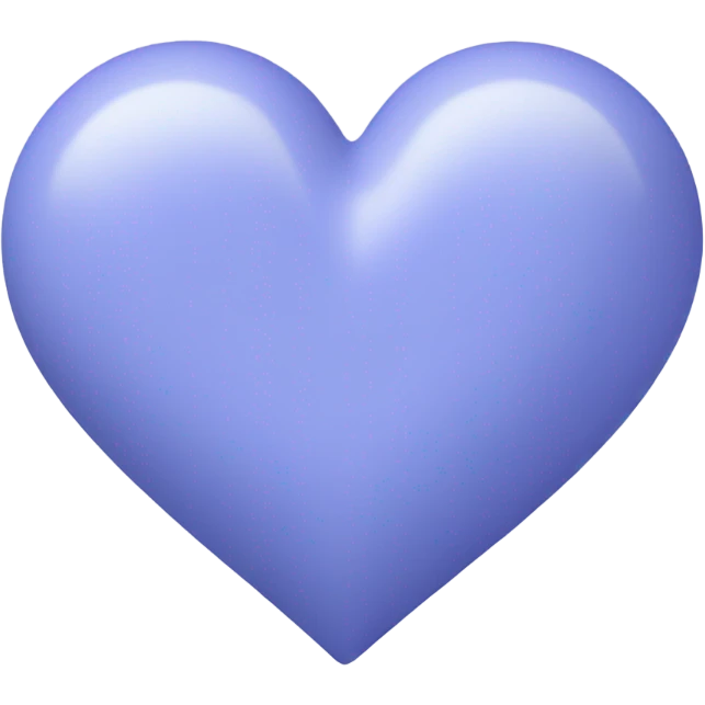 Periwinkle heart emoji