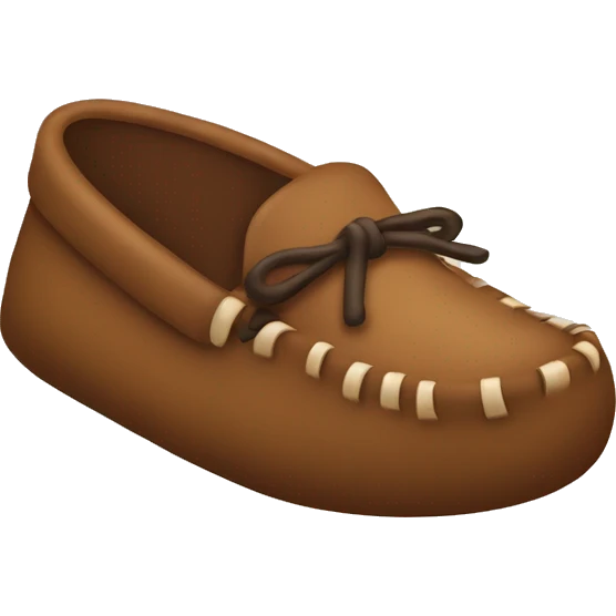 Brown moccasin emoji