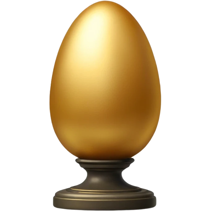 golden egg on pedestal emoji