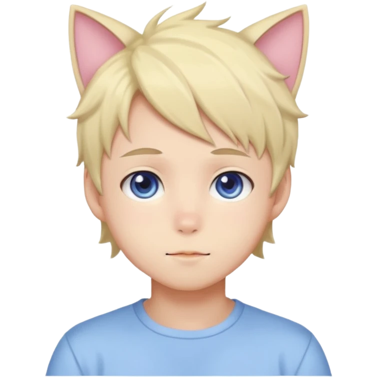 Cute Attractive Gorgeous Kawaii Pastel Anime Catboy emoji