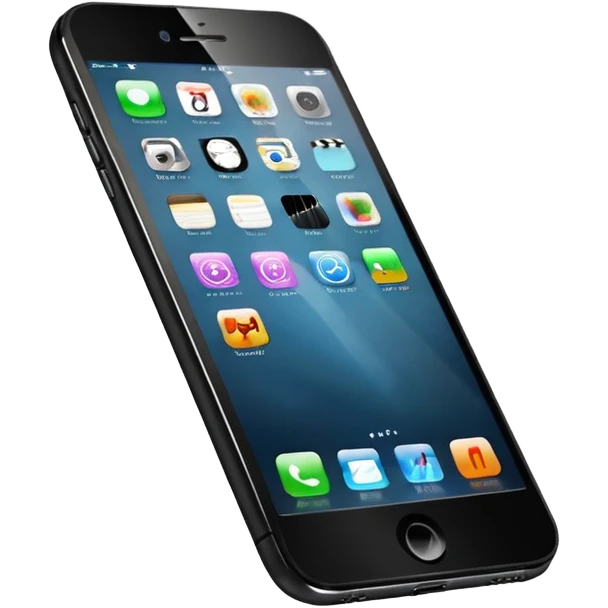 A realistic iphone  emoji