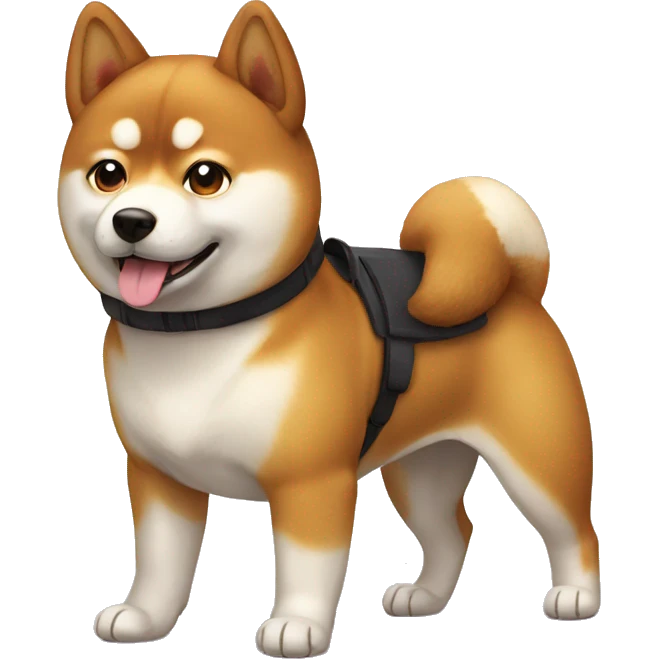 CACHORRO SHIBA INU NERD emoji