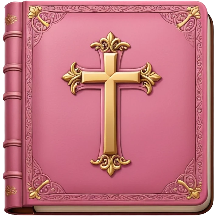 pink bible emoji