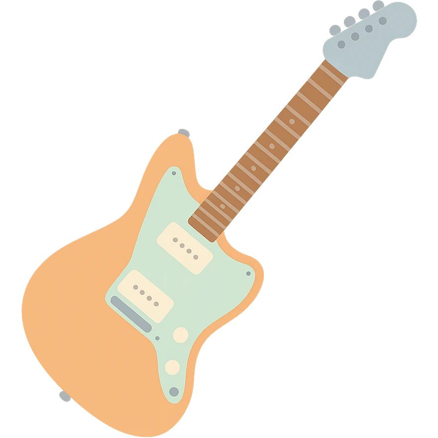 Fender Jazzmaster guitar emoji