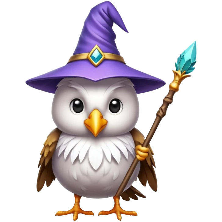 a bird wizard emoji