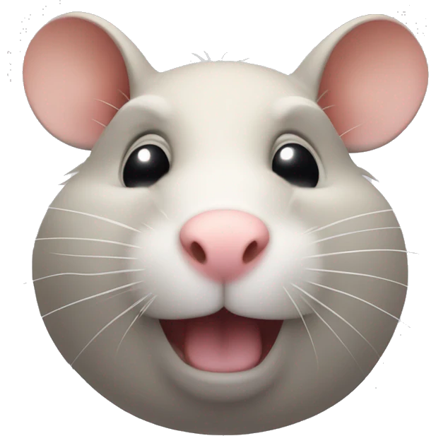 fat rat face emoji