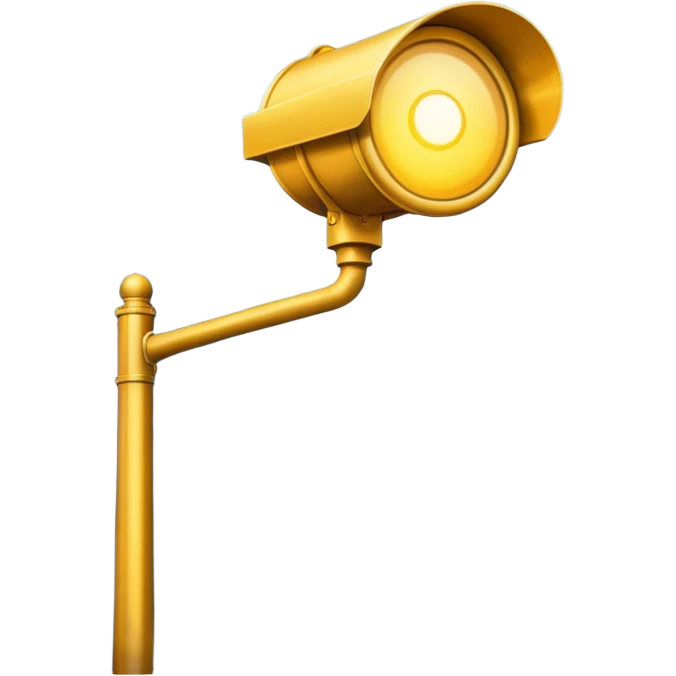 highway streetlight, US emoji