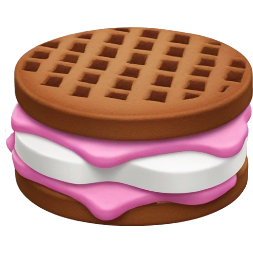 Neapolitan ice cream sandwich emoji