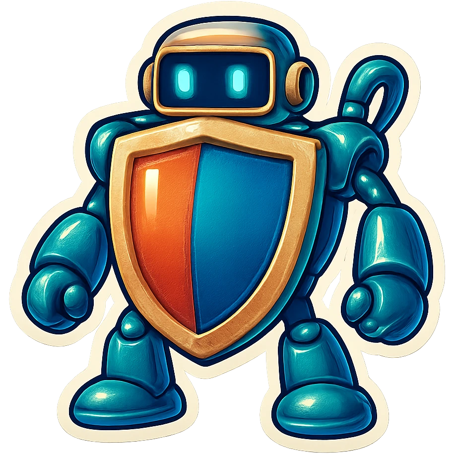 Lets do something else now. can you show me a iWexie shield robot emoji