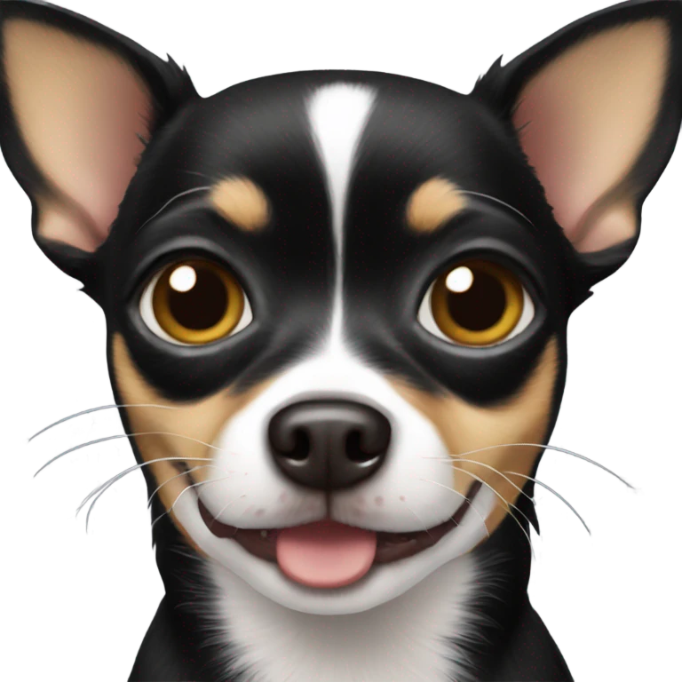 Black chihuahua  emoji