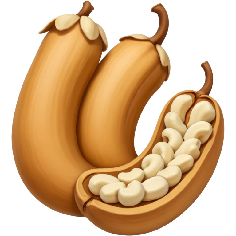 cashew nuts, simple and clear emoji