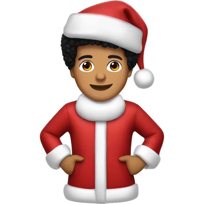 bruno mars as santa emoji
