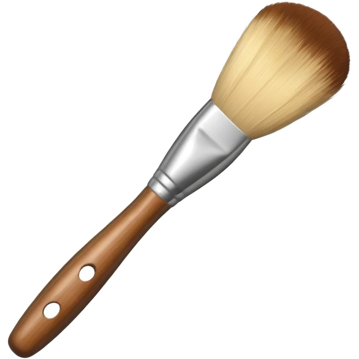 one makeup brush emoji