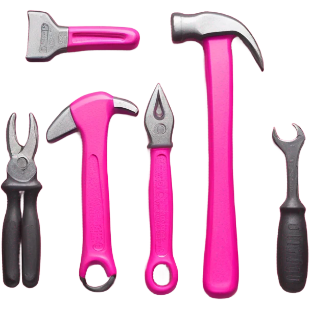 pink instruments of worker  emoji
