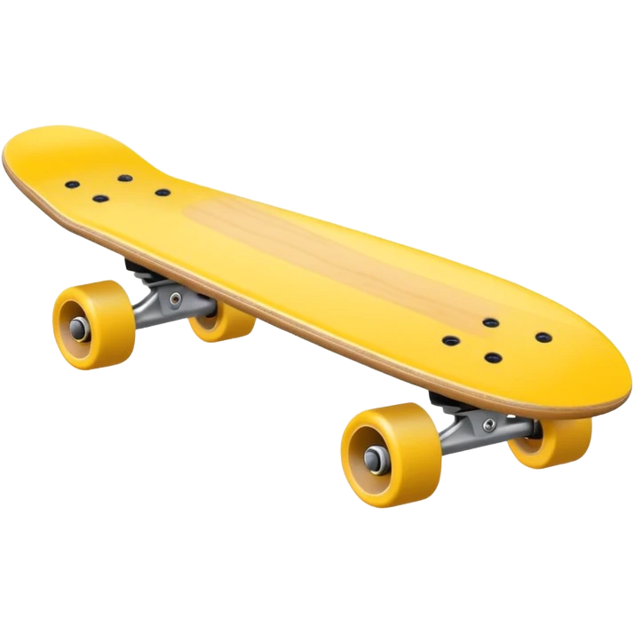 Skate board, yellow emoji