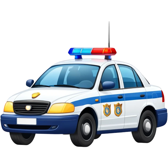 Un auto de la policia de españa emoji