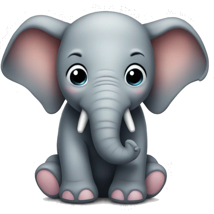 cute elephant emoji